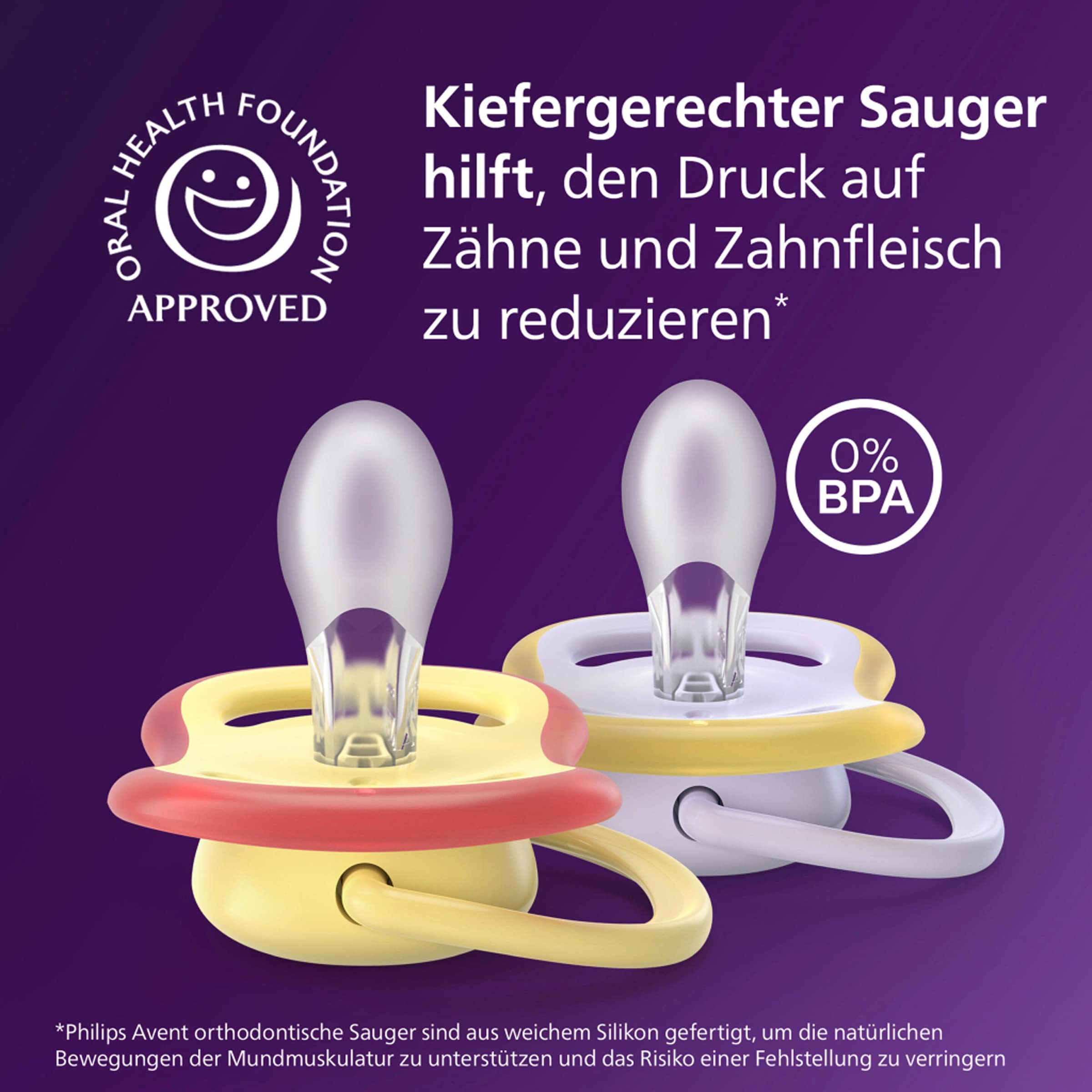 Philips Avent 2er-Pack Schnuller ultra air, 6-18M