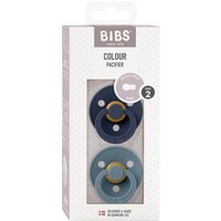 Bibs 2er-Pack Colour Schnuller Latex, 6-18M