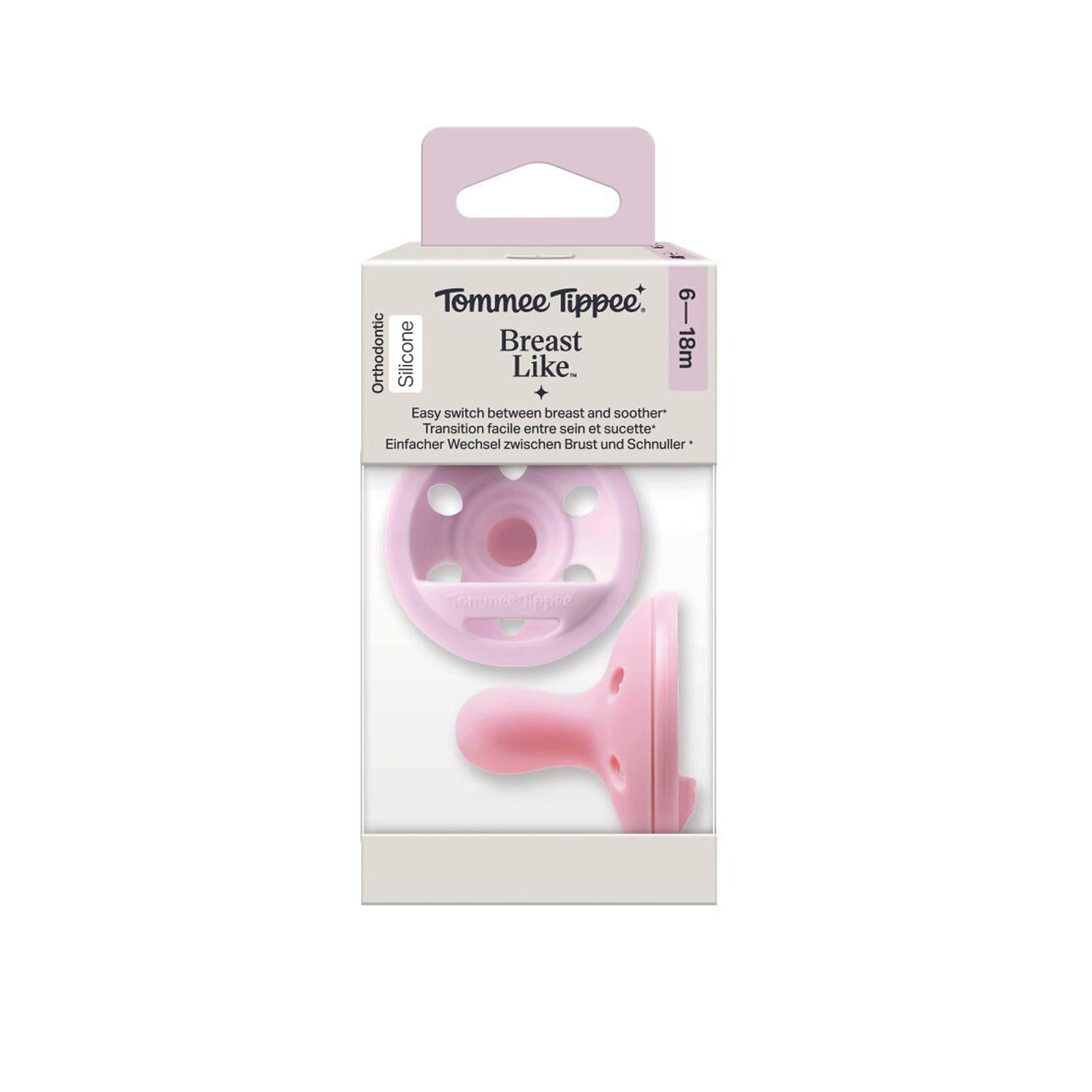 Tommee Tippee 2er-Pack Schnuller Breast Like 6-18M