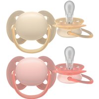 Philips Avent 2er-Pack Schnuller ultra soft, 0-6M