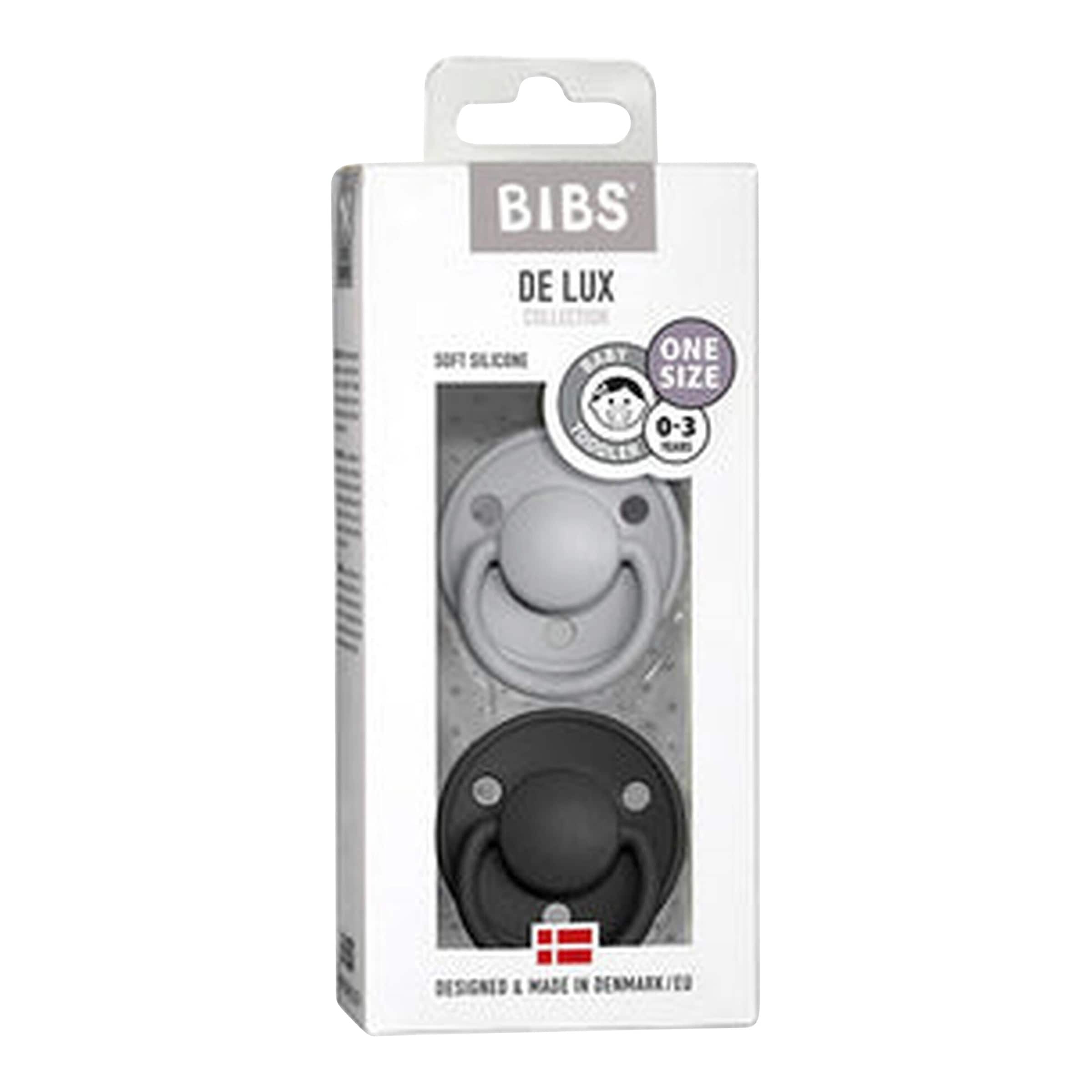 Bibs 2er-Pack De Lux Schnuller Silikon, 0-3 Jahre