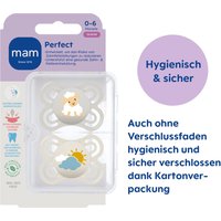 Mam 2er-Pack Schnuller Perfect Silikon, 0-6M