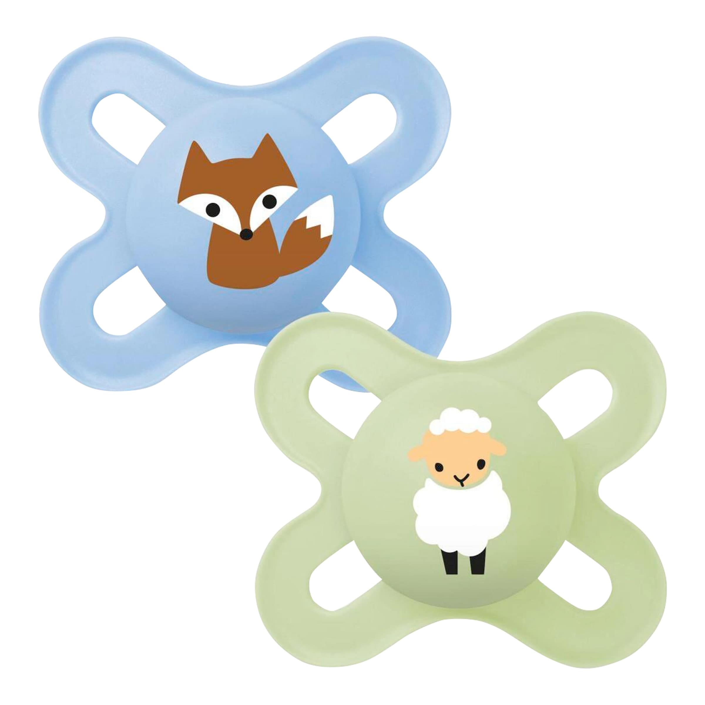 Mam 2er-Pack Schnuller Original Start Latex, 0-2M